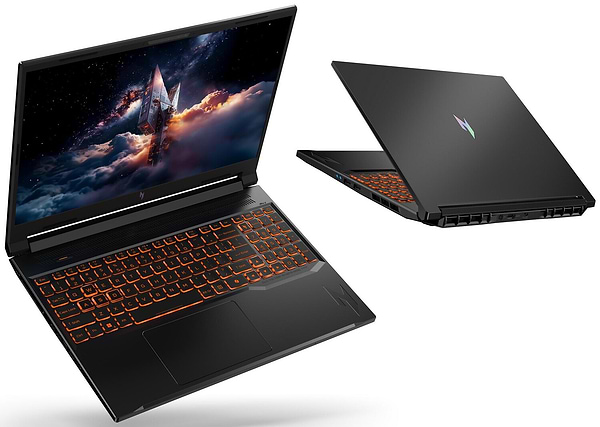 Фото - Ноутбук игровой Acer Nitro V 16 ANV16-61 (NH.U1EEU.008) Obsidian Black