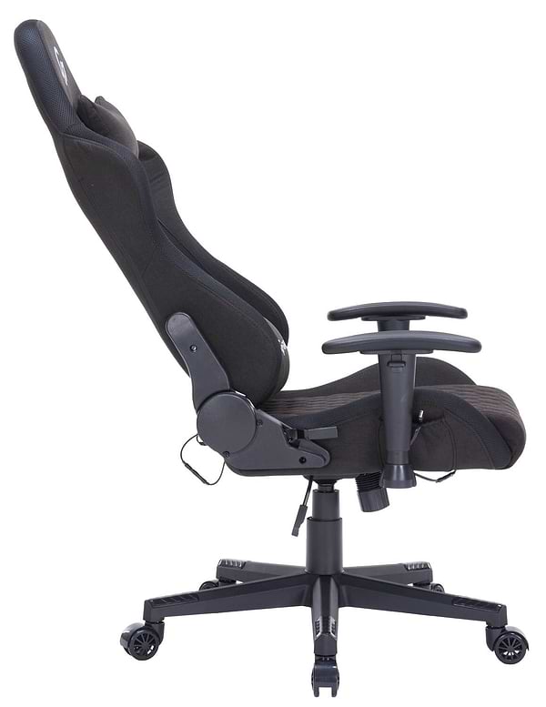 Фото - Крісло для геймерів GamePro RGB Size L Fabric Black (GC700FB)