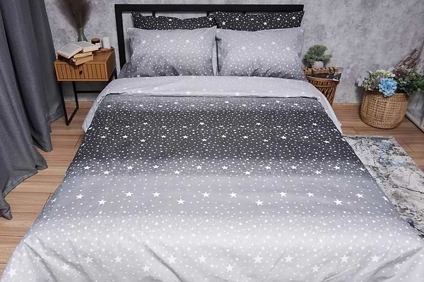 Фото - Підковдра двоспальна євро Moon&Star Premium Starry Night King Size 220x240 см (MS-870000559)