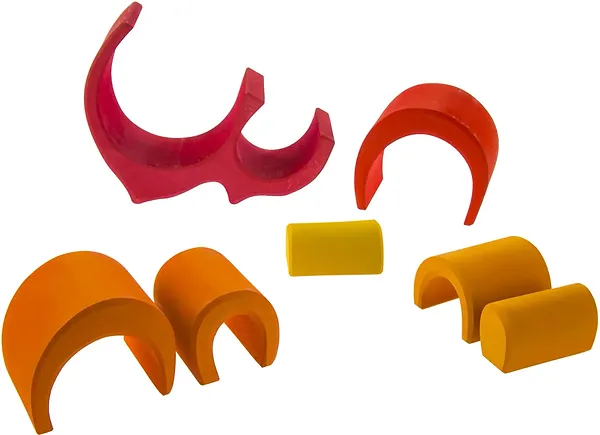 Фото - Дерев'яний конструктор для малюків nic Будинок Габлі червоний (NIC523020)