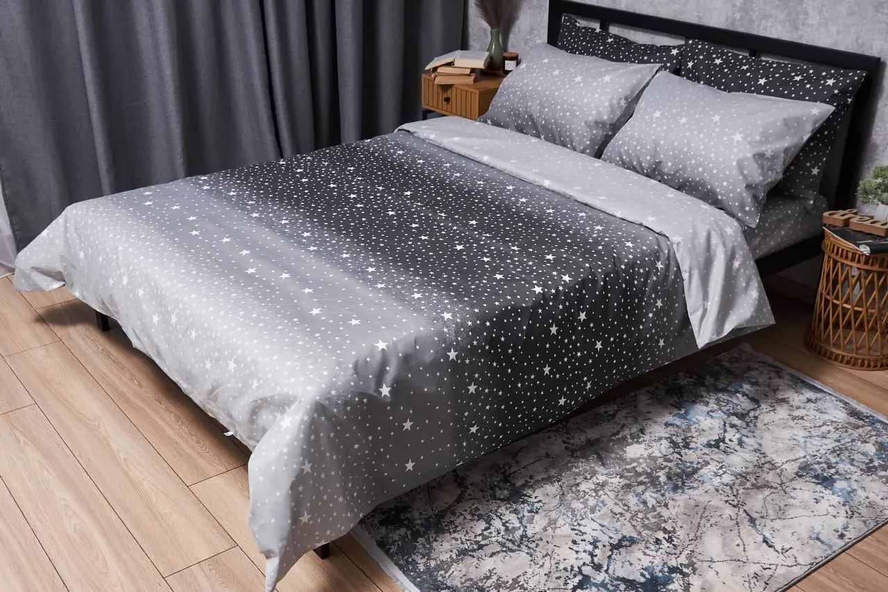 Пододеяльник двуспальный Moon&Star Premium Starry Night 175x210 см (MS-870000557)