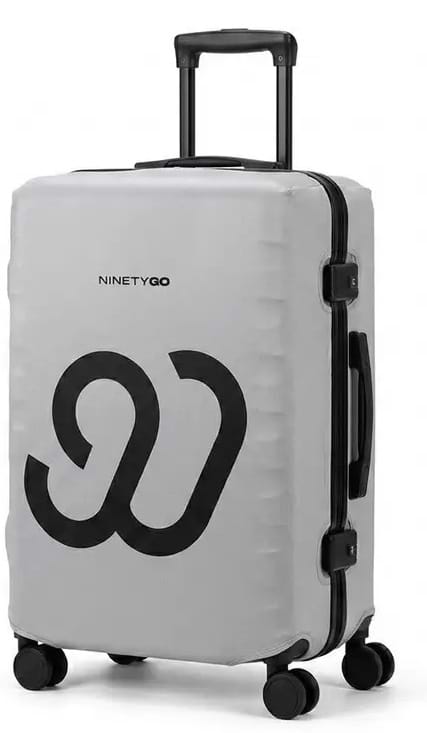 Чехол для чемодана NINETYGO Luggage Cover Grey M 22"-24" (90TLFCXTM)