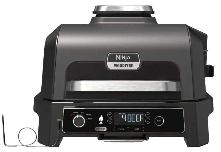 Гриль-барбекю электрический Ninja Woodfire Pro XL (OG850EU) - Фото 1