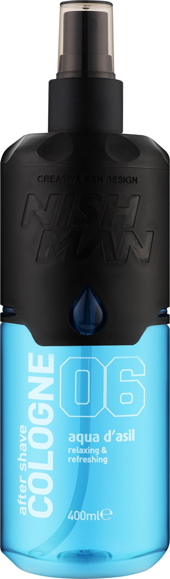Одеколон після гоління Nishman Aqua D'asil Cologne No.6 150 мл (8682035086109)