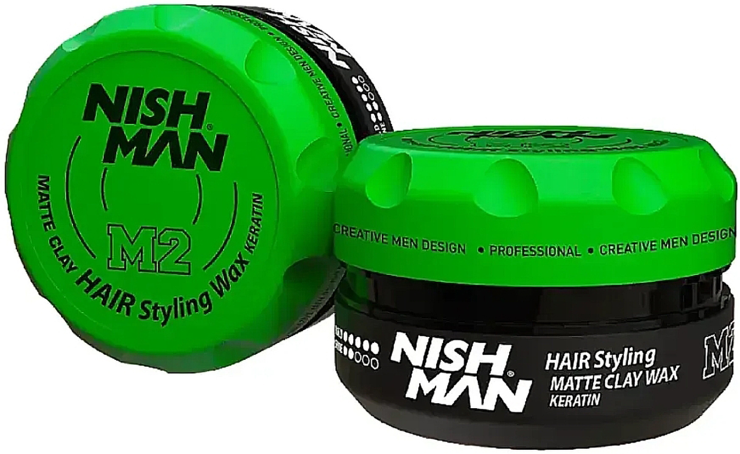 Глина для укладки волосся Nishman Hair Matte Clay M2 150 мл (8682035086437)