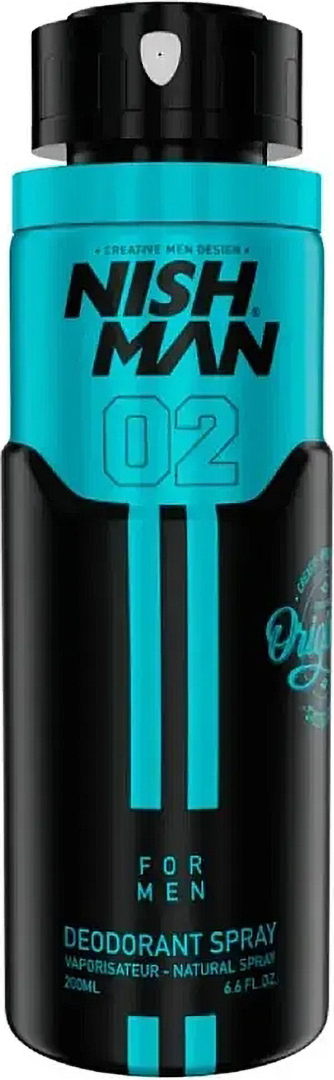 Дезодорант аерозольний Nishman Deodorant Spray 02 200 мл (8682035089537)