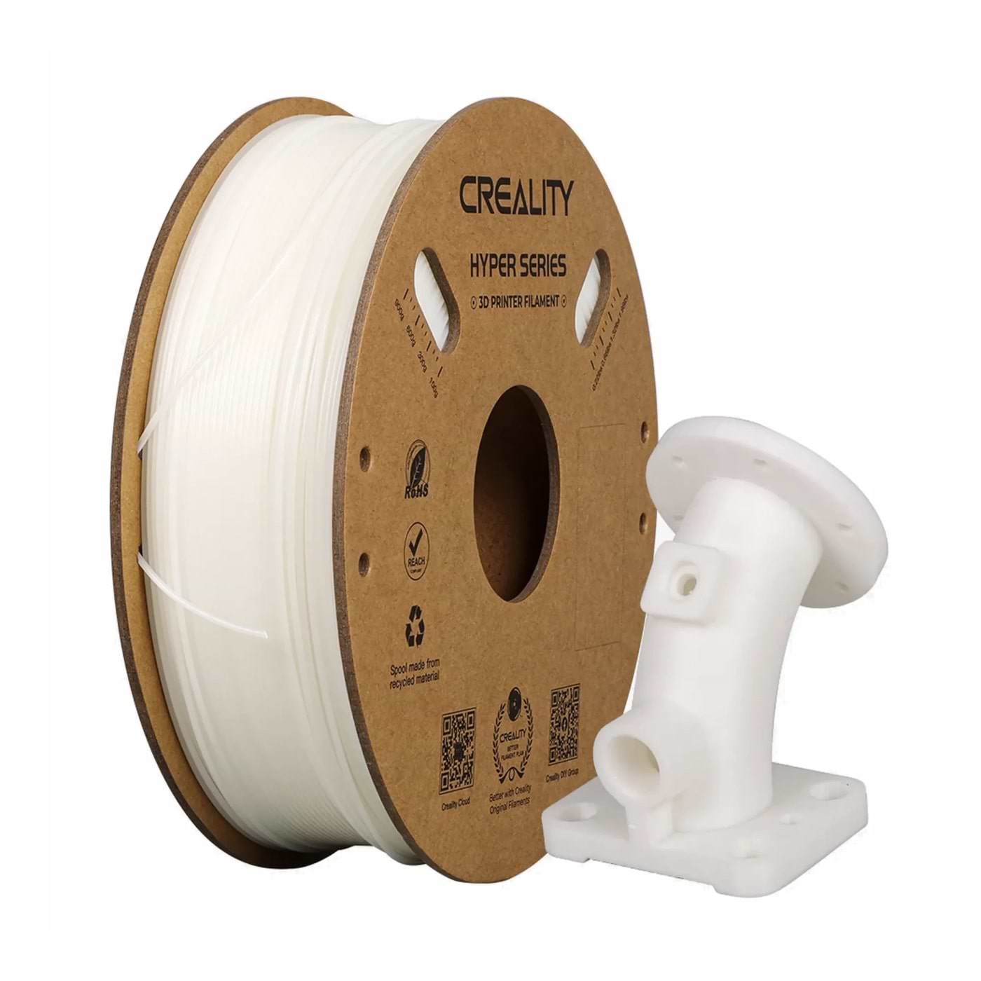 Нитка для ABS-картриджа Creality Filament 1.75 мм White (3301020040)