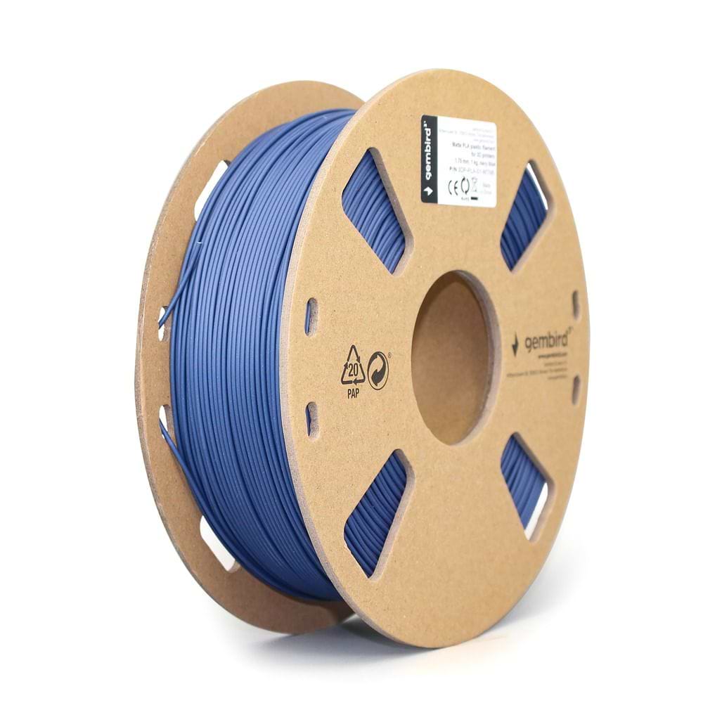 Нитка для PLA-картриджа Gembird Blue (3DP-PLA-01-MTNB) - Фото 1