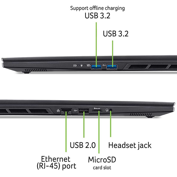 Фото - Ноутбук игровой Acer Nitro 16S AN16S-61 (NH.QXVEU.003) Black