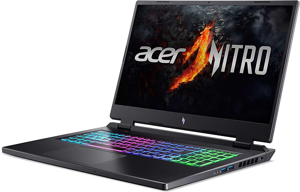 Фото - Ноутбук игровой Acer Nitro 17 AN17-42 (NH.QSEEU.002) Obsidian Black