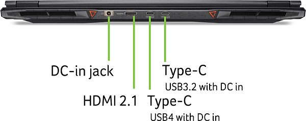 Фото - Ноутбук ігровий Acer Nitro 18 AN18-61 (NH.QY7EU.001) Obsidian Black