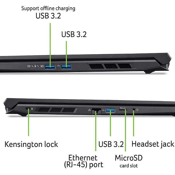 Фото - Ноутбук ігровий Acer Nitro V 16 ANV16-42 (NH.U1GEU.003) Black