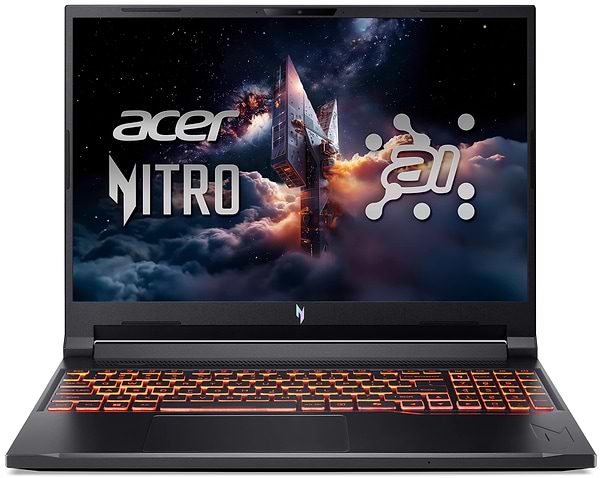 Фото - Ноутбук ігровий Acer Nitro V 16 AI ANV16-61-R4WL (NH.U1EEU.007) Shale Black