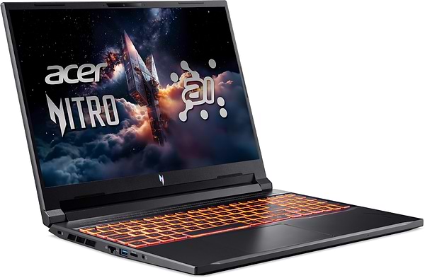 Фото - Ноутбук игровой Acer Nitro V 16 ANV16-61 (NH.QULEU.004) Obsidian Black