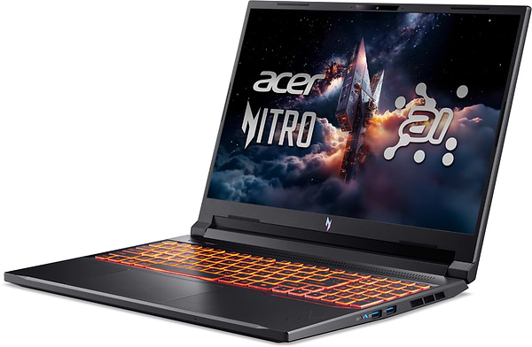 Фото - Ноутбук игровой Acer Nitro V 16 ANV16-61 (NH.QULEU.004) Obsidian Black