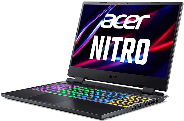 Фото - Ноутбук ігровий Acer Nitro 5 AN515-58-52JW (NH.QFMEU.006) Obsidian Black