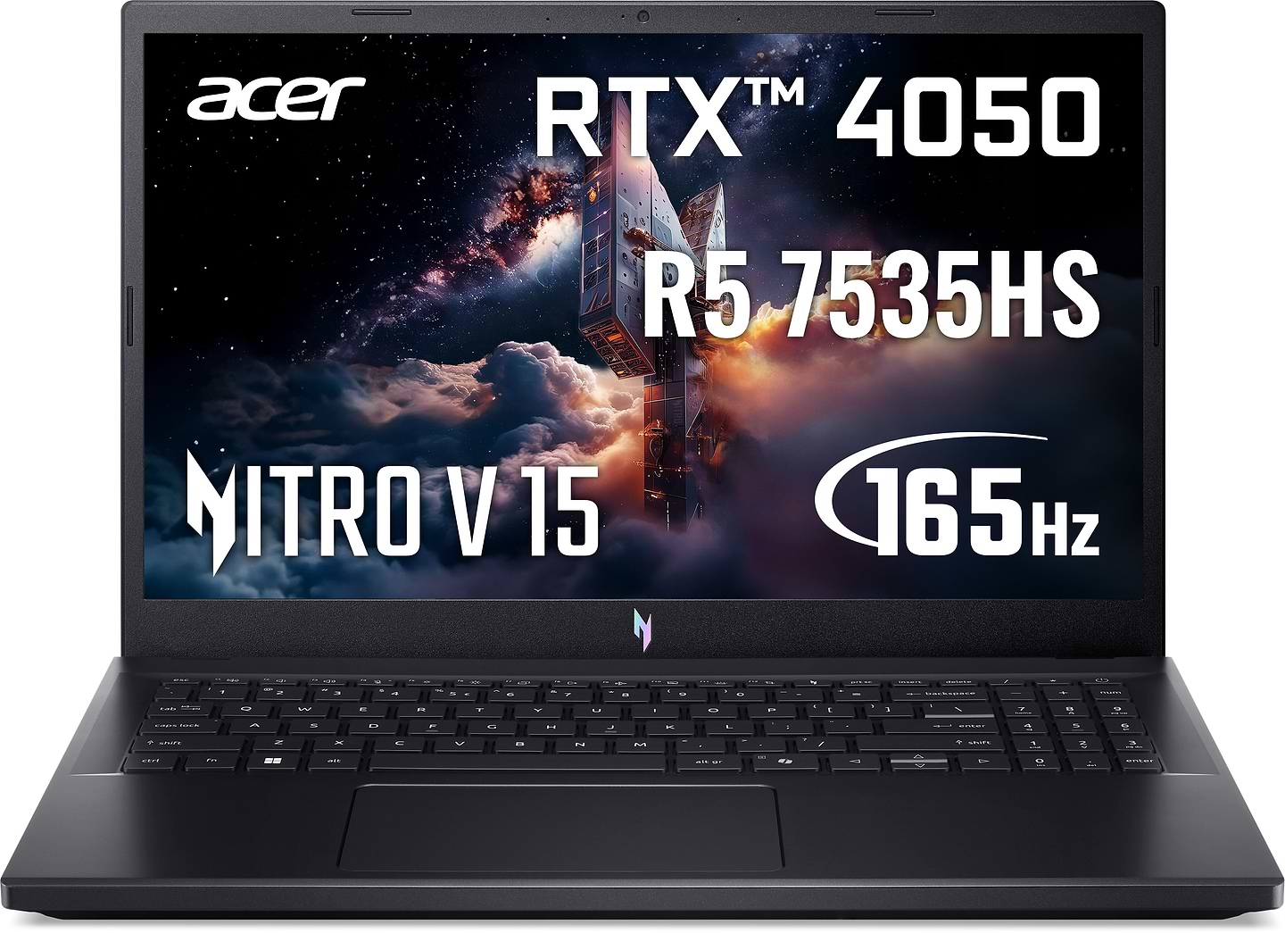 Ноутбук ігровий Acer Nitro V 15 ANV15-41 (NH.QSGEU.00B) Black - Фото 1