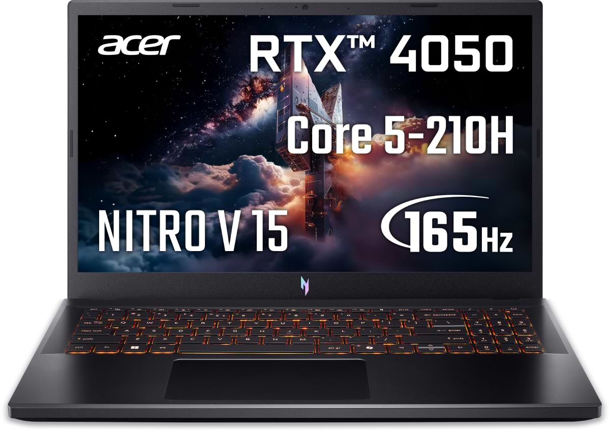 Ноутбук ігровий Acer Nitro V 15 ANV15-52 (NH.QV2EU.00V) Obsidian Black