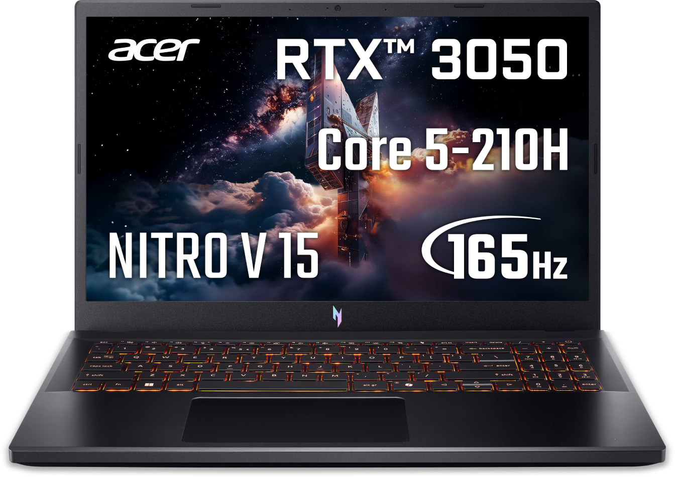 Ноутбук ігровий Acer Nitro V 15 ANV15-52-56XW (NH.QV3EU.010) Obsidian Black