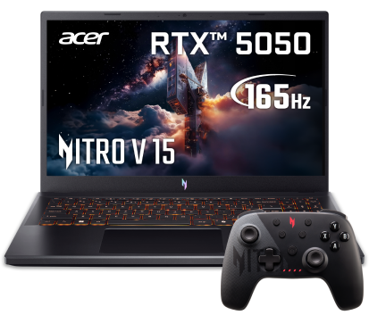 Ноутбук игровой Acer Nitro V 15 ANV15-52-529K (NH.QZ7EU.00E) Obsidian Black