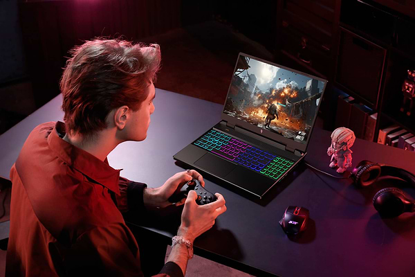 Фото - Ноутбук ігровий Acer Nitro 16 AN16-42-R287 (NH.QSKEU.005) Obsidian Black
