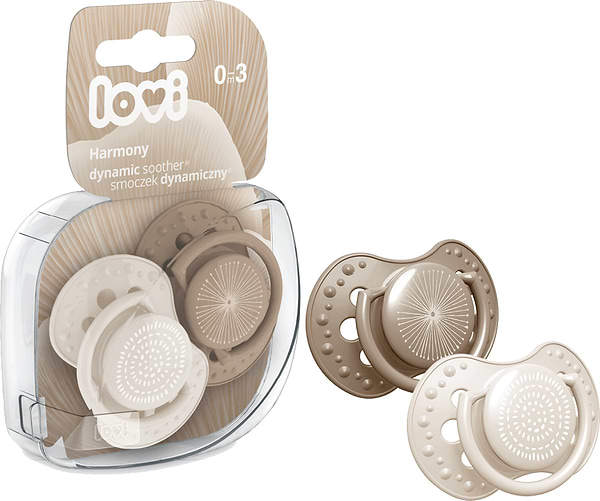 Фото - Симметричная пустышка Lovi 0-3 м. 2 шт. Harmony Girl (22/905girl)