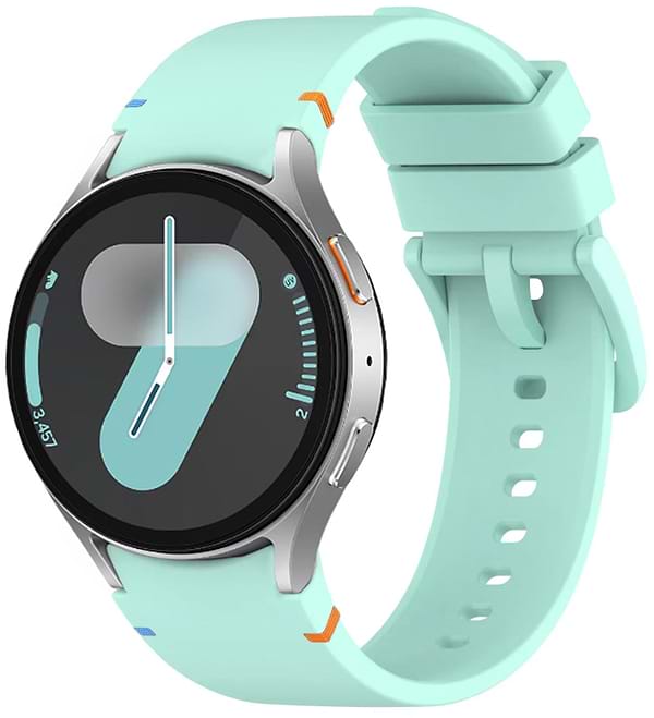 Фото - Ремінець для смарт-годинника BeCover Ribbed Tape for Samsung Galaxy Watch (20mm) 3 41mm/4 40mm-44mm/5 40-44mm/6 40-44mm/7 40-44mm Turquoise (712062)