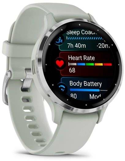 Фото - Смарт-часы Garmin Venu 3S Sage Gray + Passivated (010-02785-01)