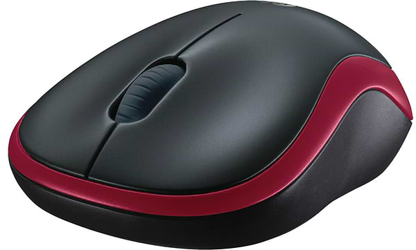 Фото - Мышь беспроводная Logitech M185 USB Red (910-002237)