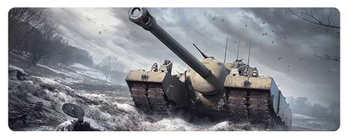 Фото - Килимок для миші ігровий Voltronic World of Tanks-54 (WTPCT54)