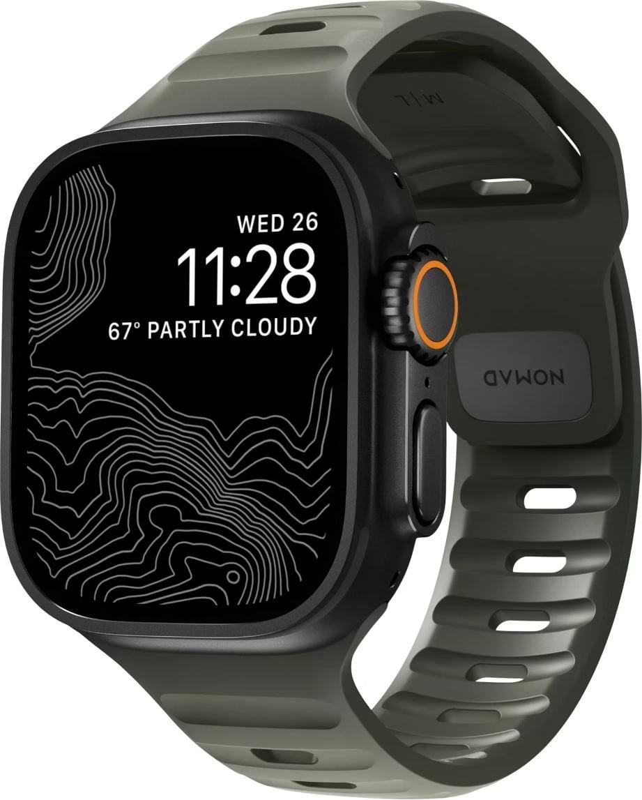 Ремінець для смарт-годинника Nomad Sport Band Ash Green 46mm/49mm (NM01132585)