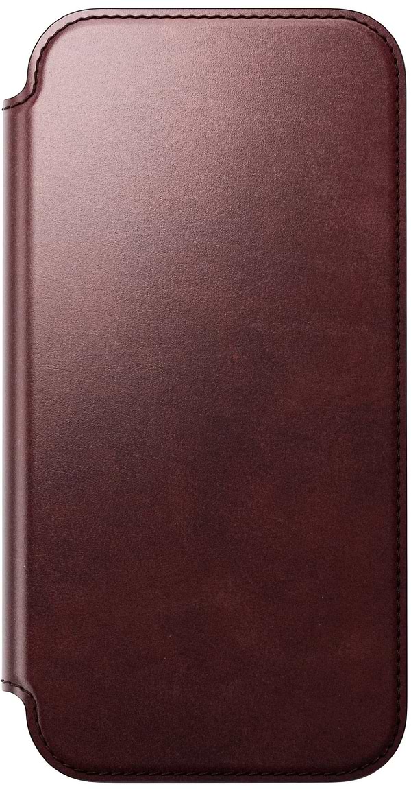 Фото - Чохол для смартфону Nomad Modern Leather Folio Case Horween Burgundy for iPhone 17 Pro Max (NM011826858)