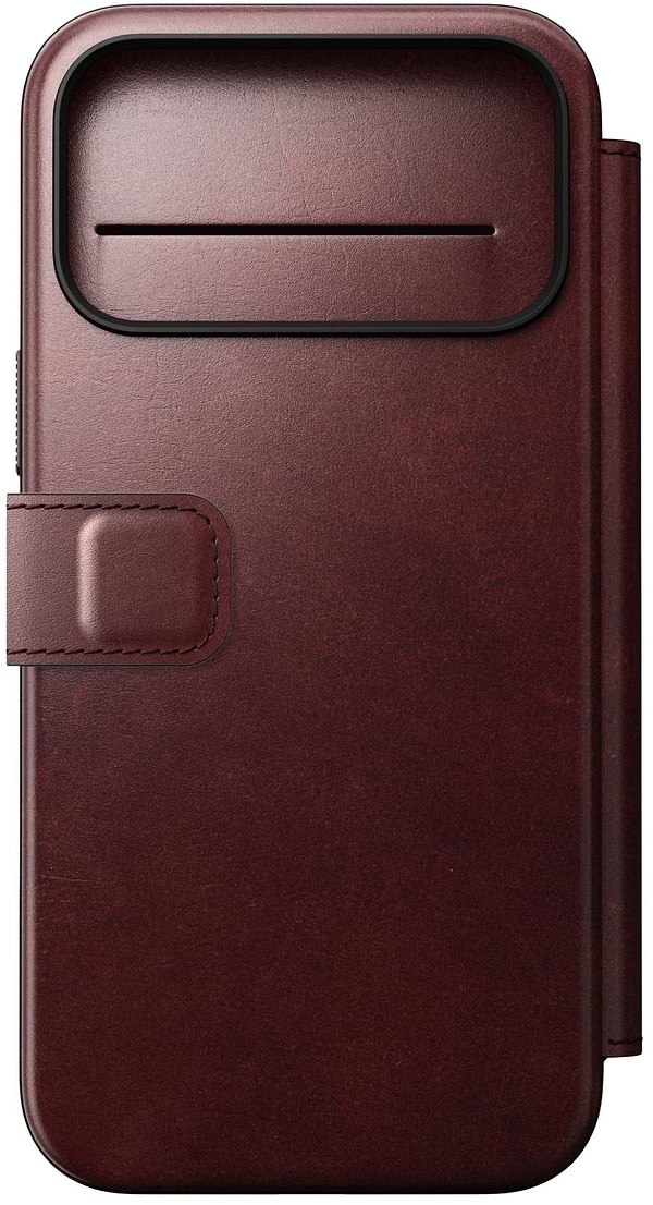Фото - Чохол для смартфону Nomad Modern Leather Folio Case Horween Burgundy for iPhone 17 Pro Max (NM011826858)