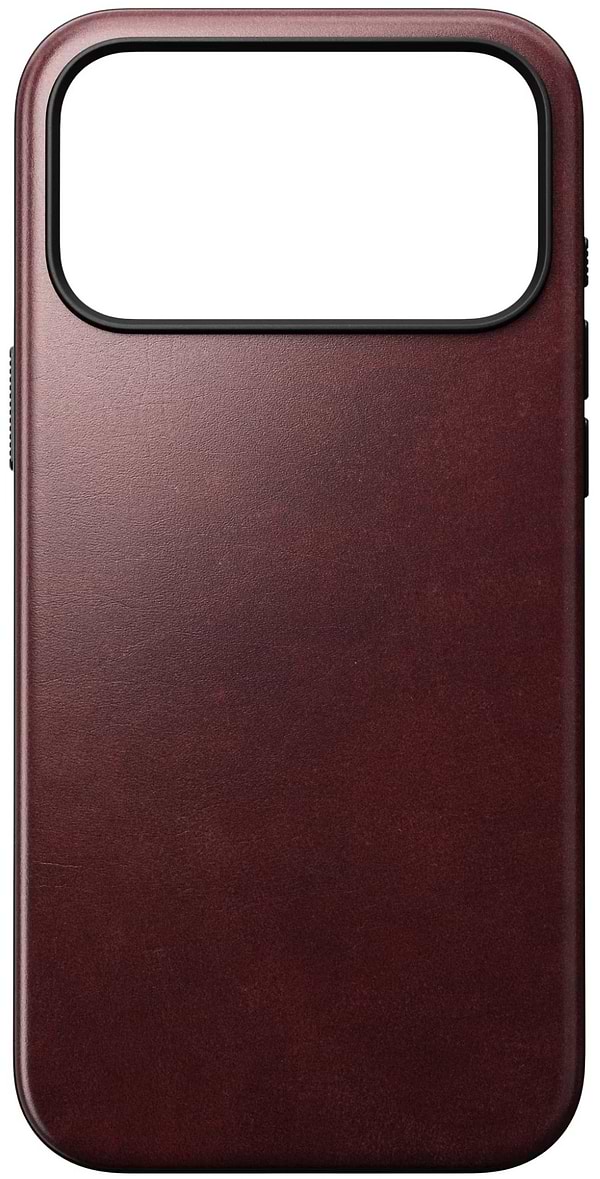 Фото - Чохол для смартфону Nomad Modern Leather Case Horween Burgundy for iPhone 17 Pro (NM011857858)