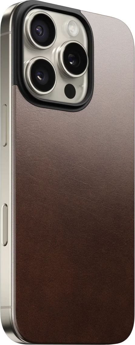 Фото - Чехол для смартфона Nomad Magnetic Rustic Brown Horween for iPhone 16 Pro Max (NM01361985)