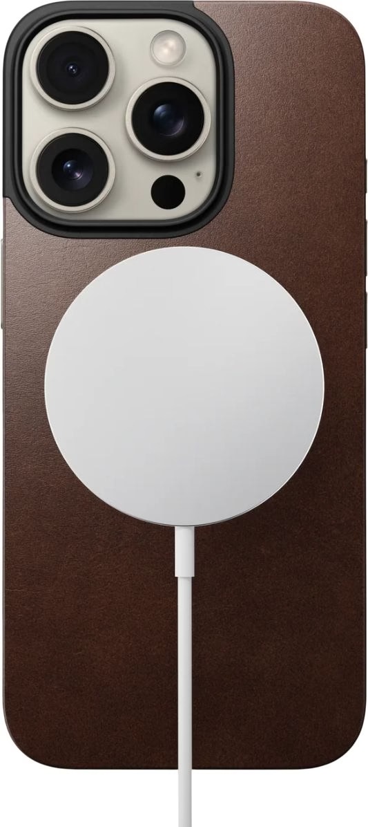 Фото - Чехол для смартфона Nomad Magnetic Rustic Brown Horween for iPhone 16 Pro Max (NM01361985)