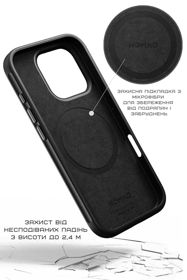 Фото - Чохол для смартфону Nomad Sport Vulcan Black for iPhone 16 Pro Max (NM01371885)