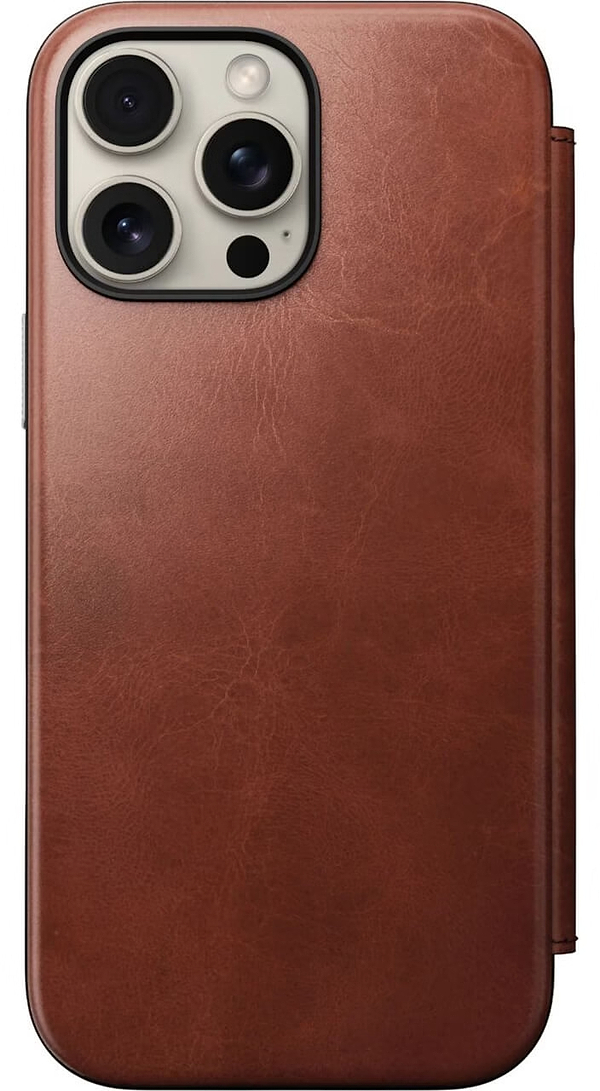 Фото - Чехол для смартфона Nomad Modern Leather Folio Olde Dublin Horween for iPhone 16 Pro (NM01398585)