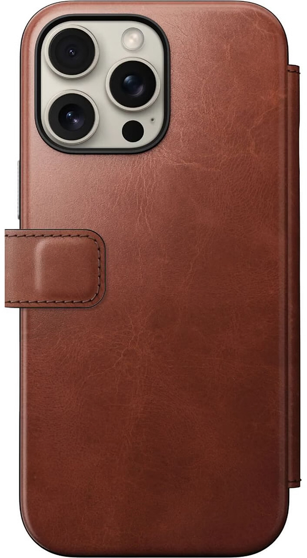 Фото - Чехол для смартфона Nomad Modern Leather Folio Olde Dublin Horween for iPhone 16 Pro (NM01398585)