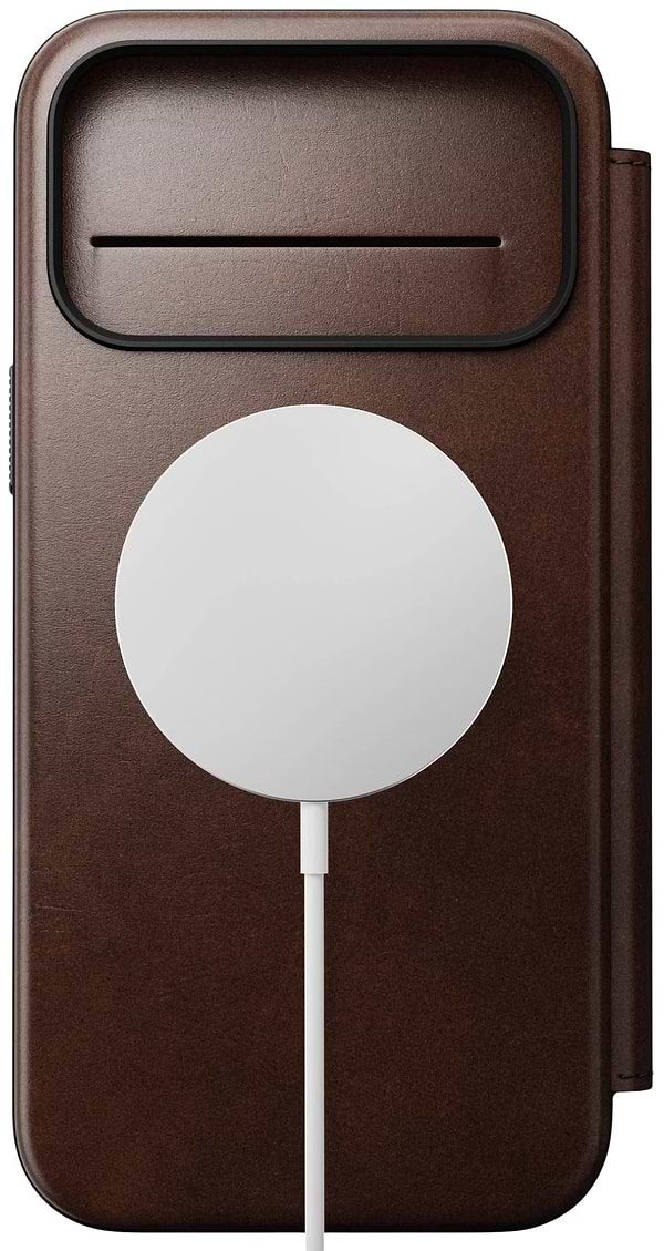 Фото - Чехол для смартфона Nomad Modern Leather Folio Case Horween Rustic Brown for iPhone 17 Pro Max (NM014100858)