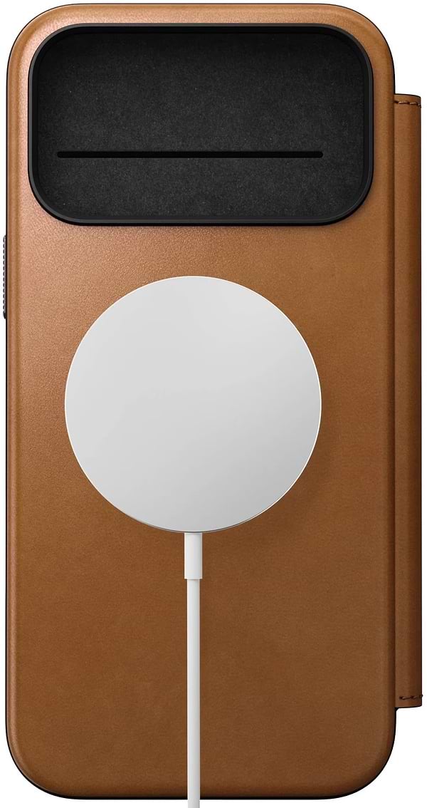 Фото - Чохол для смартфону Nomad Modern Leather Folio Case English Tan for iPhone 17 Pro Max (NM014124858)