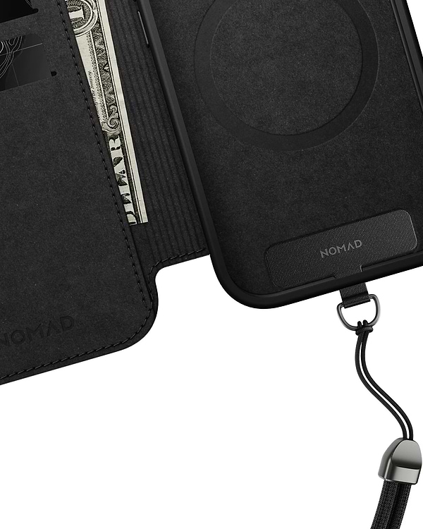 Фото - Чохол для смартфону Nomad Modern Leather Folio Case English Tan for iPhone 17 Pro Max (NM014124858)