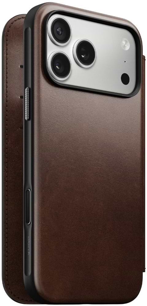 Фото - Чехол для смартфона Nomad Modern Leather Folio Case Horween Rustic Brown for iPhone 17 Pro Max (NM014100858)