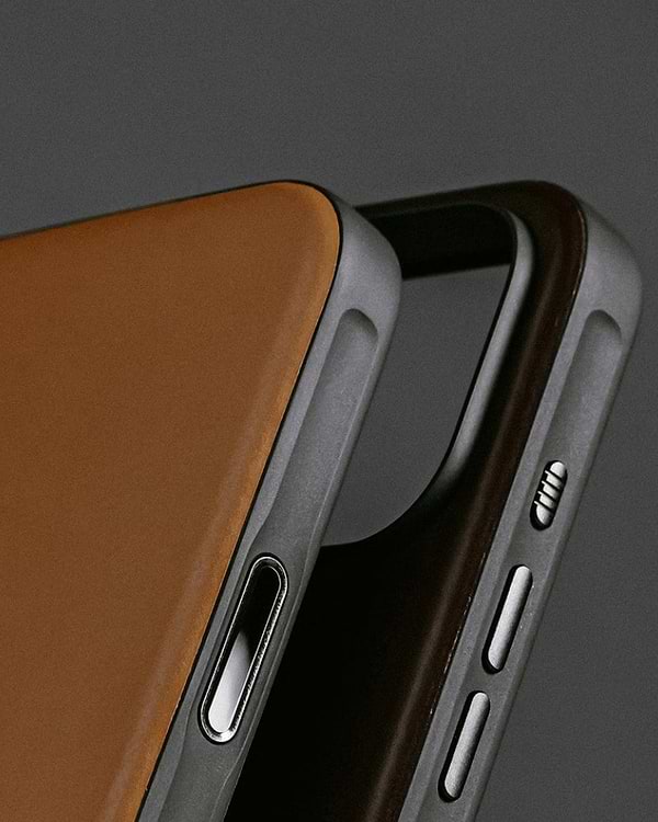 Фото - Чохол для смартфону Nomad Modern Leather Case English Tan for iPhone 17 Pro Max (NM014261858)