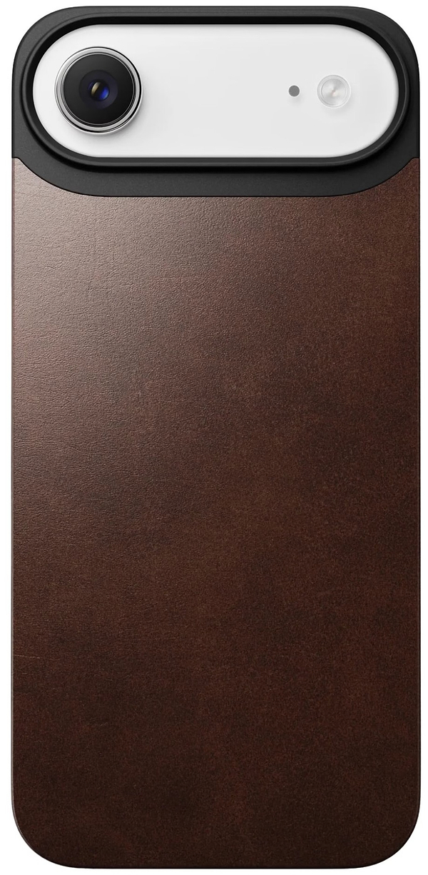 Фото - Чохол для смартфону Nomad Magnetic Leather Back Case Horween Rustic Brown for iPhone Air (NM014360858)
