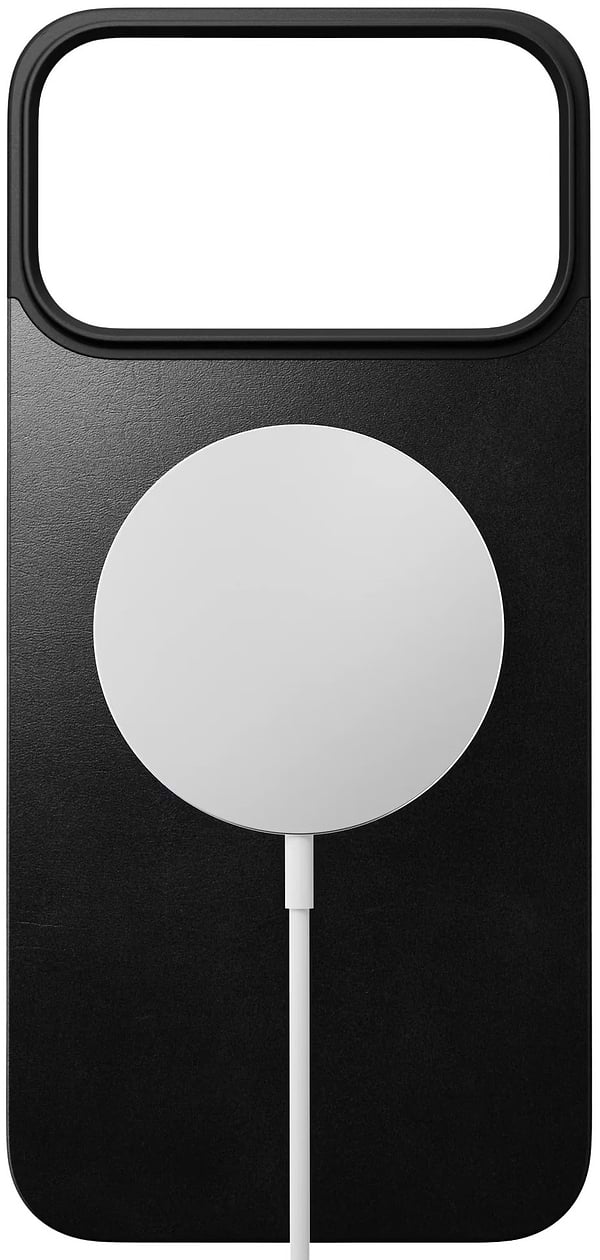 Фото - Чохол для смартфону Nomad Magnetic Leather Back Case Horween Black for iPhone 17 Pro Max (NM014391858)