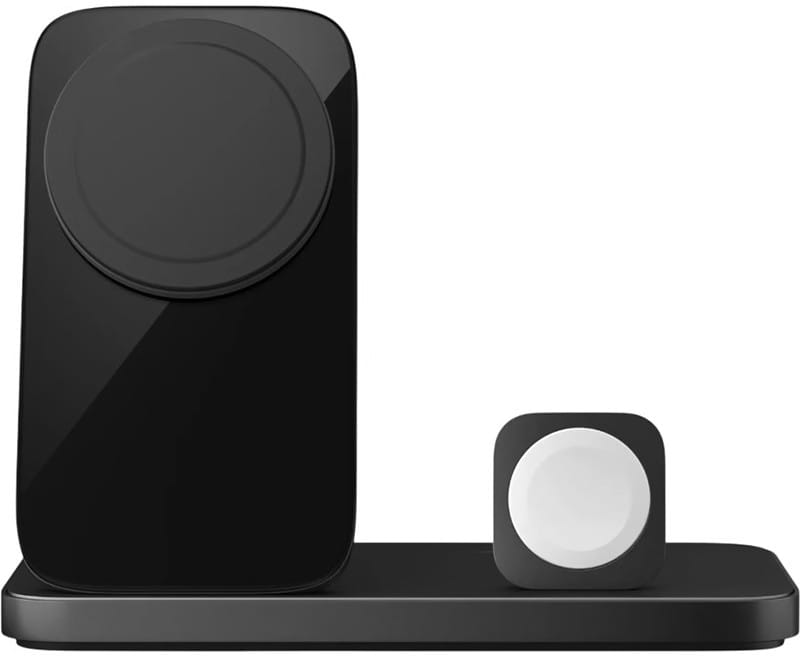 Беспроводное зарядное устройство Nomad Stand One Max Qi2 25W 3-in-1 Charging Hub (4rd Gen) Carbide (NM014490858)