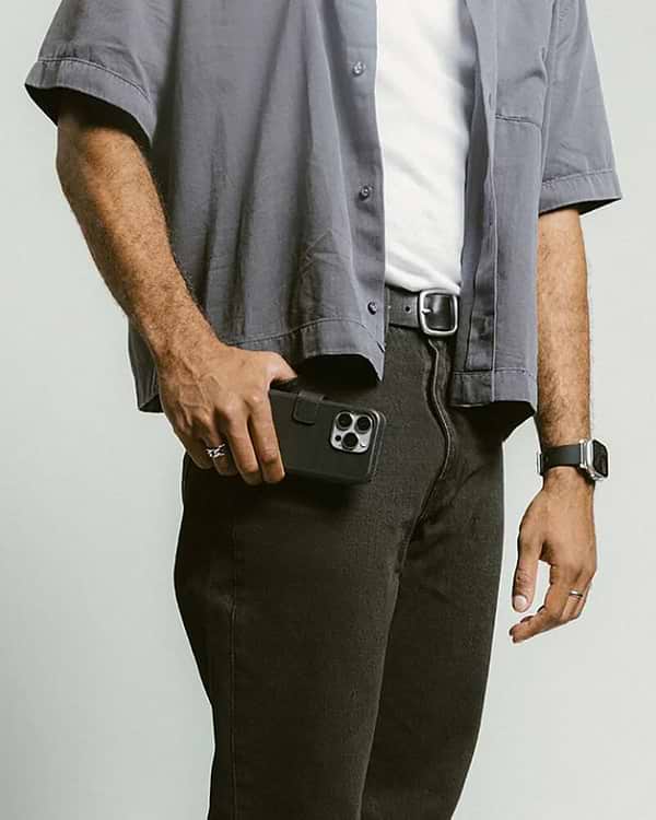 Фото - Чохол для смартфону Nomad Modern Leather Folio Back for iPhone 16 Pro Max (NM01675785)