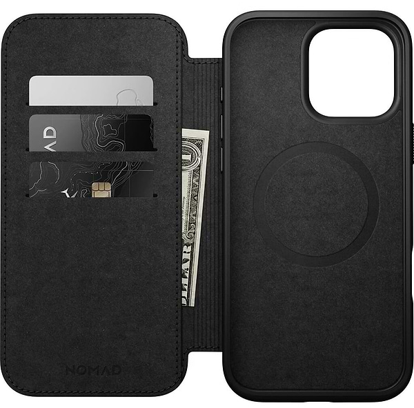 Фото - Чохол для смартфону Nomad Modern Leather Folio English Tan for iPhone 16 Pro Max (NM01673385)