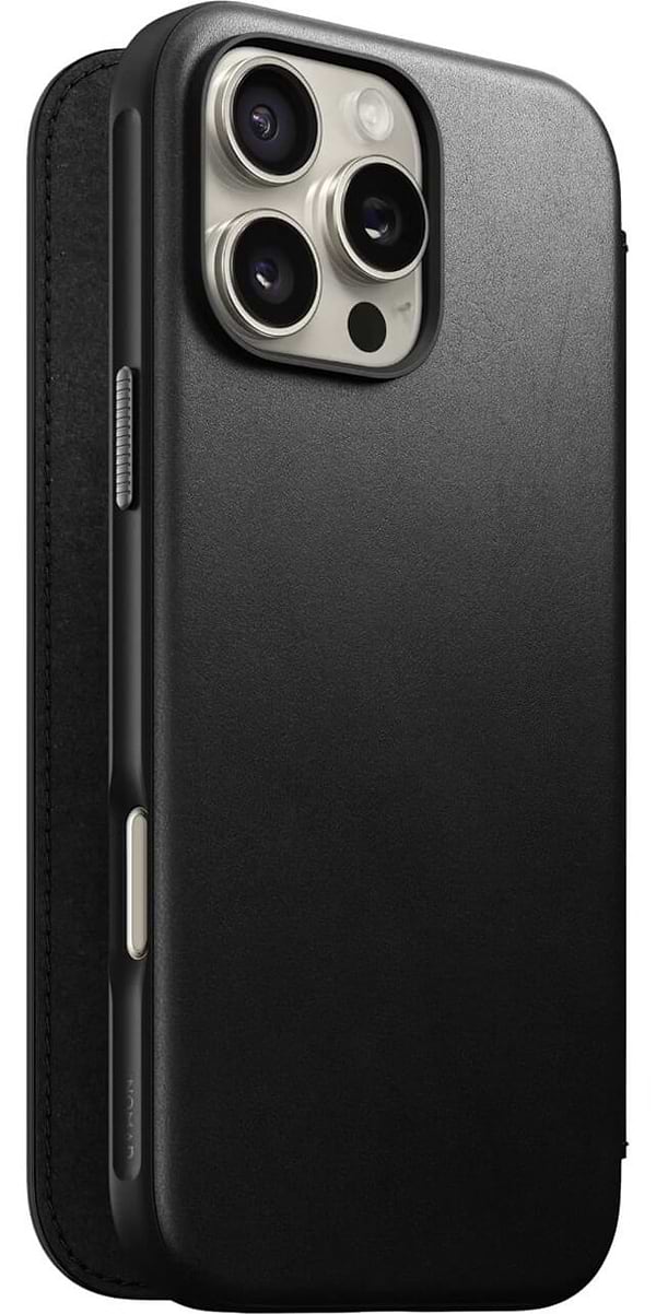 Фото - Чохол для смартфону Nomad Modern Leather Folio Back for iPhone 16 Pro Max (NM01675785)